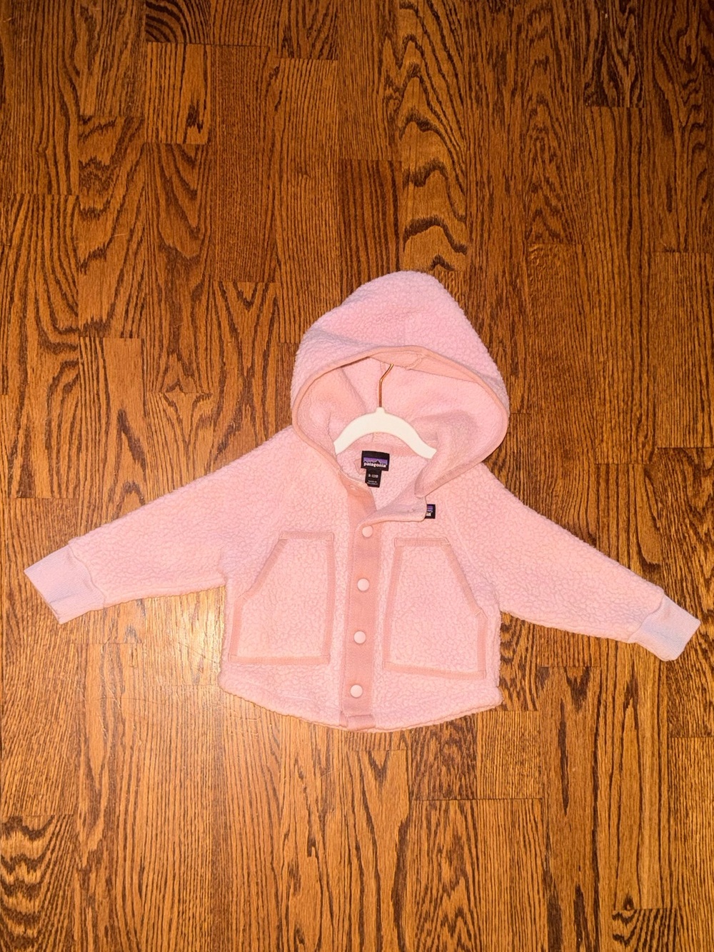 Patagonia Retro Pile Fleece Snap Jacket 6-12 EUC